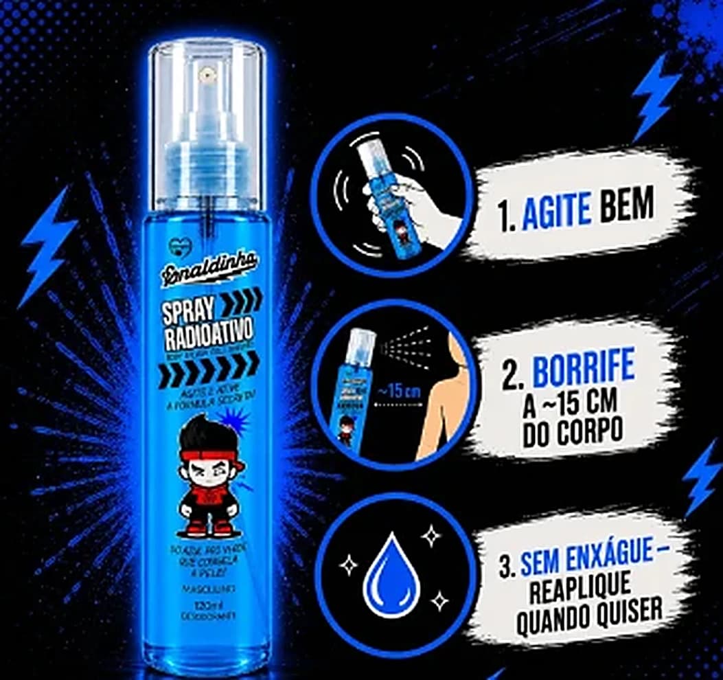 Gelo Sinistro - Body Splash Corporal 120ml (Masculino)