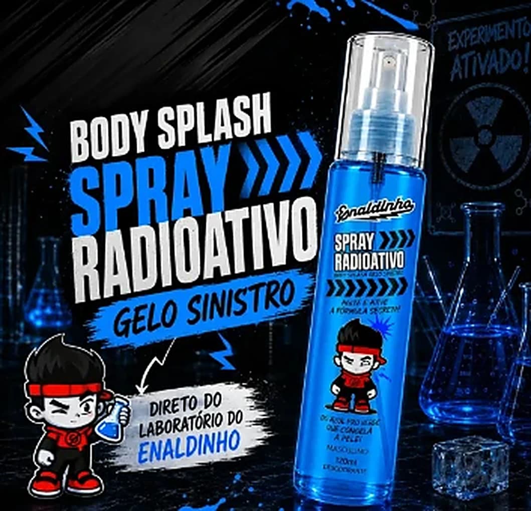 Gelo Sinistro - Body Splash Corporal 120ml (Masculino)
