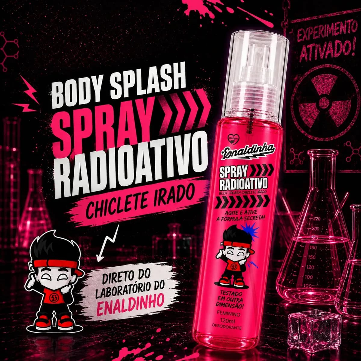 Chiclete Irado - Body Splash Corporal 120ml (Feminino)