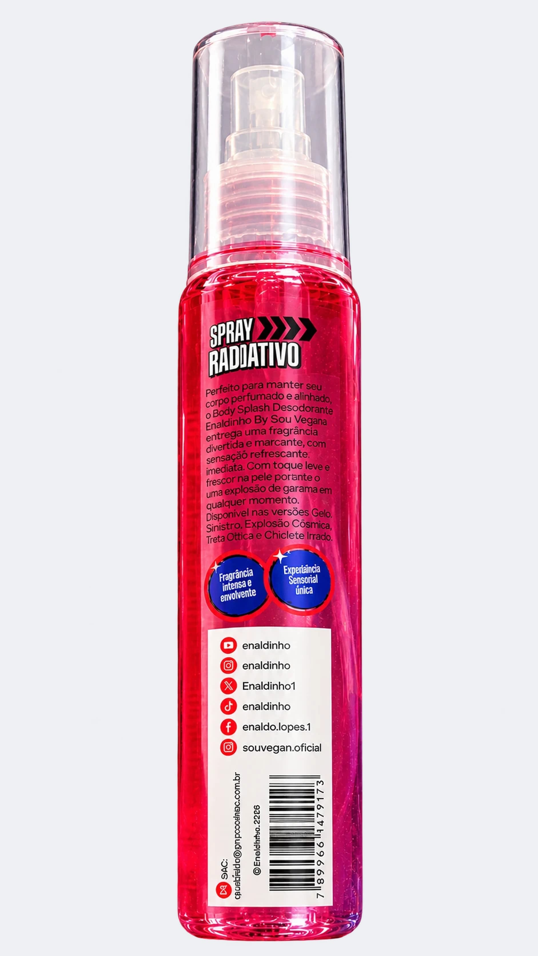 Chiclete Irado - Body Splash Corporal 120ml (Feminino)